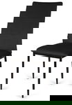 Krzesło tapicerowane VALVA DUO BLACK VELVET